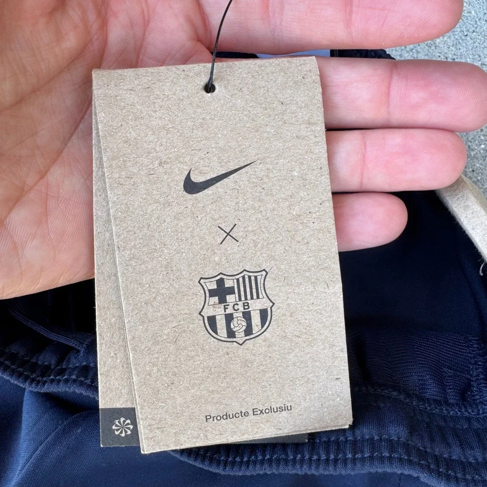 Nike FC Barcelona Kids Dri-FIT Soccer‎ Training Pants Navy Gold FJ5560-452 M